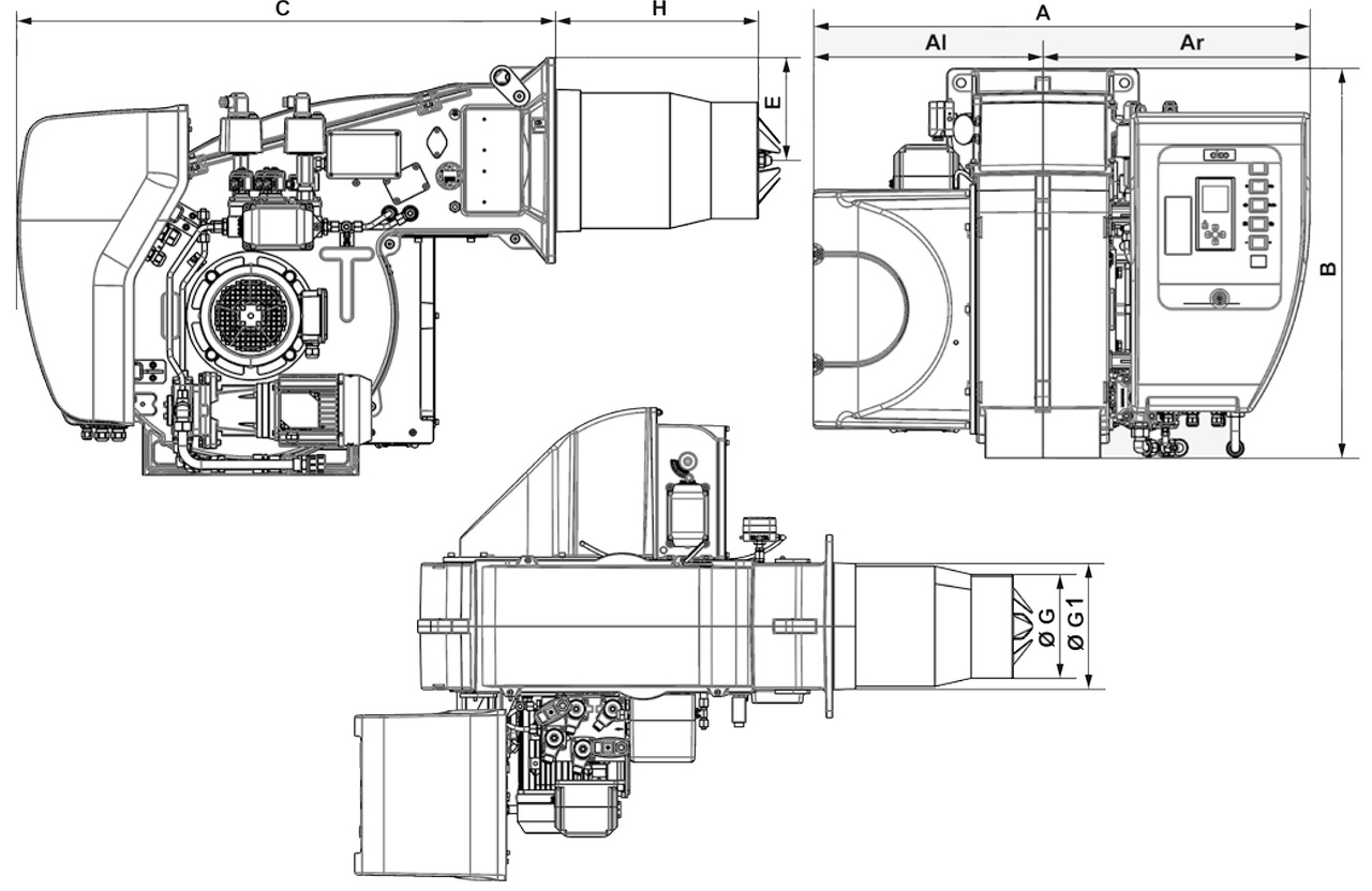 Горелка ELCO EK EVO 6.2900 l-ef3
