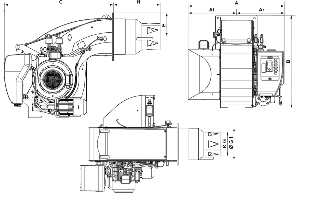 Горелка ELCO EK EVO 9.10400 l-euf